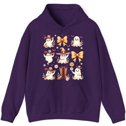 Boo Haw Cute Ghost cute ghost Hoodie Purple product mockup