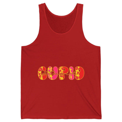 Stupid Cupid anti-Valentine's Day Tank Top Red product mockup