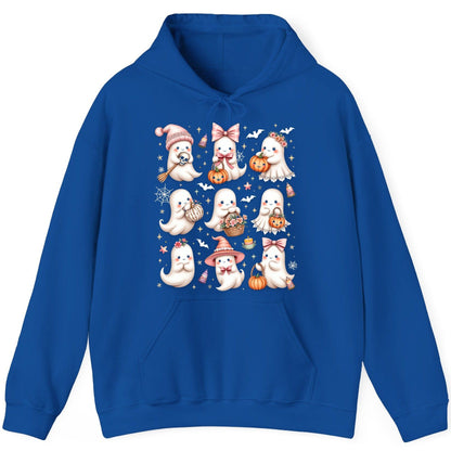 Cute Pink Halloween Ghosts cute Halloween ghosts Hoodie Royal product mockup