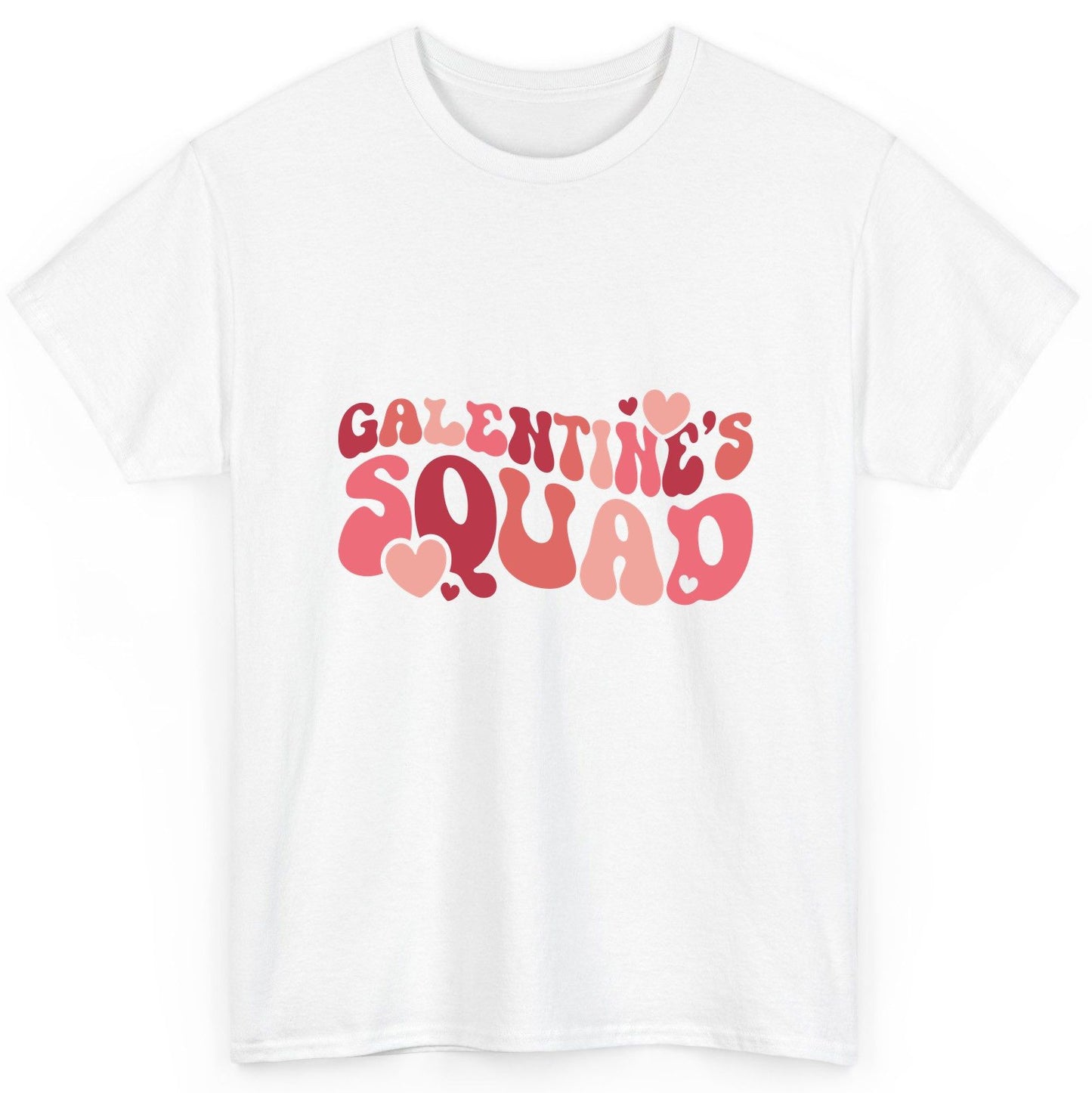 Galentine's Squad galentine's day T-Shirt White product mockup