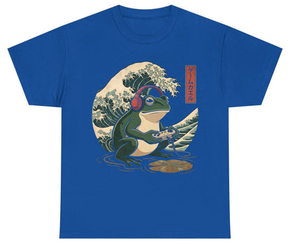 ゲームカエル gamer frog Youth T-Shirt Royal product mockup