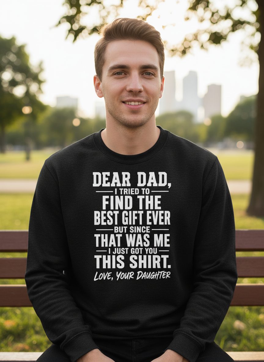 Dear Dad, I Tried to Find the Best Gift Ever -but Since- That Was Me -I Just Got You- This Shirt Love, Your Daughter gift for