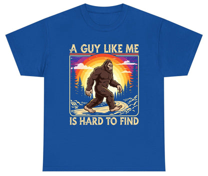 A Guy Like Me Is Hard to Find bigfoot Youth T-Shirt Royal product mockup