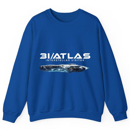 31 Atlas Interstellar Visitor sci-fi spaceship Sweatshirt Royal product mockup