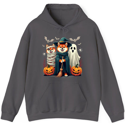 Shiba Inu Halloween Costumes shiba inu Hoodie Charcoal product mockup