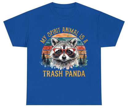 My Spirit Animal Is a Trash Panda raccoon Youth T-Shirt Royal product mockup