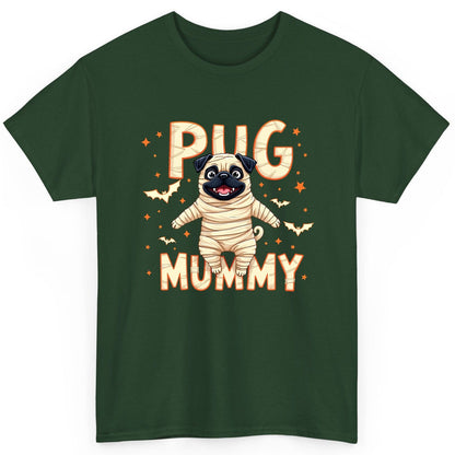 Pug Mummy pug T-Shirt Forest Green product mockup