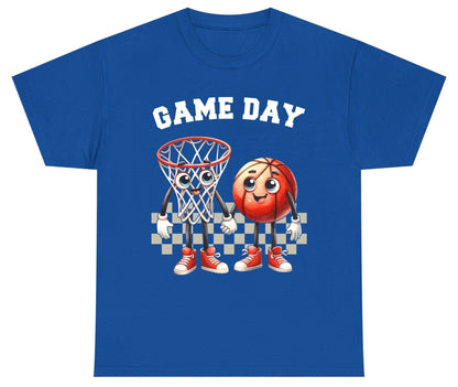 Game Day basketball Youth T-Shirt Royal product mockup