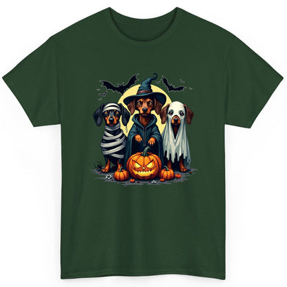 Dachshund Halloween Costumes dachshunds T-Shirt Forest Green product mockup