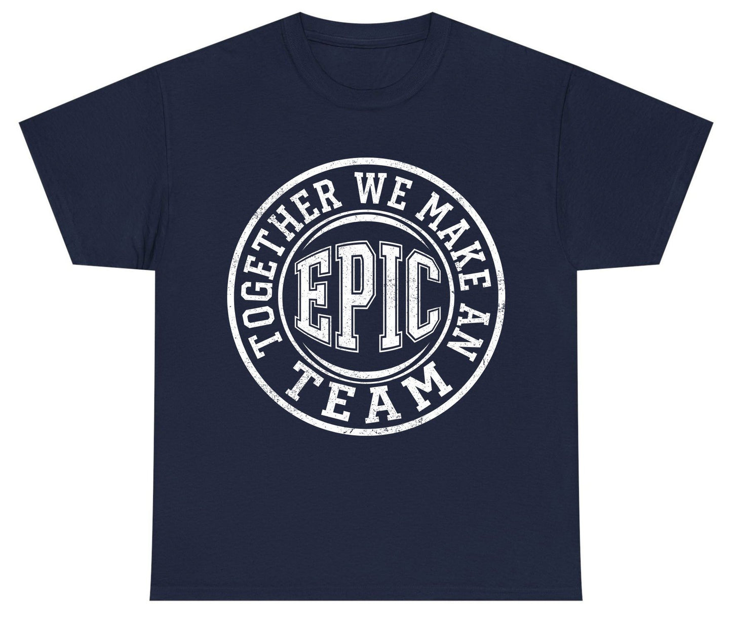 Together We Make an Epic Team teamwork Youth T-Shirt Navy product mockup