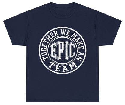 Together We Make an Epic Team teamwork Youth T-Shirt Navy product mockup