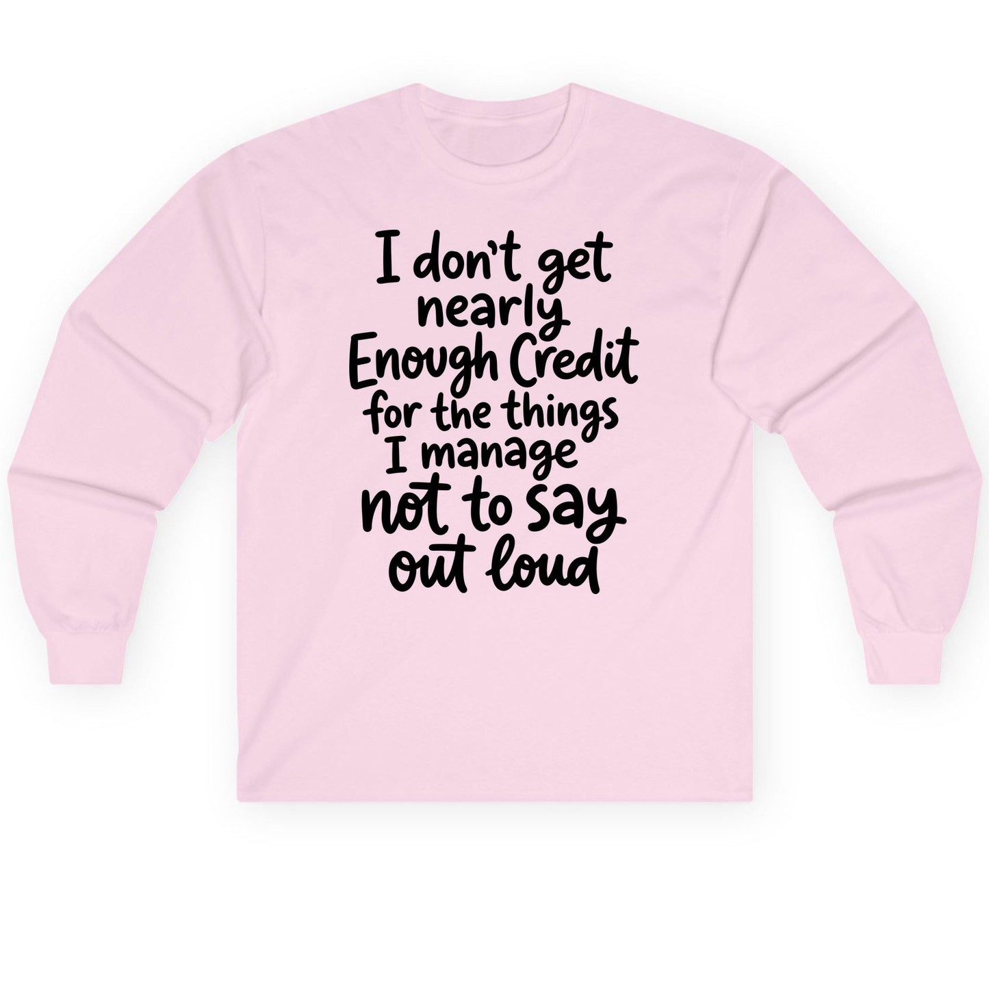 Abstract Scattered Seeds Pattern abstract pattern Long Sleeve Tee Light Pink product mockup