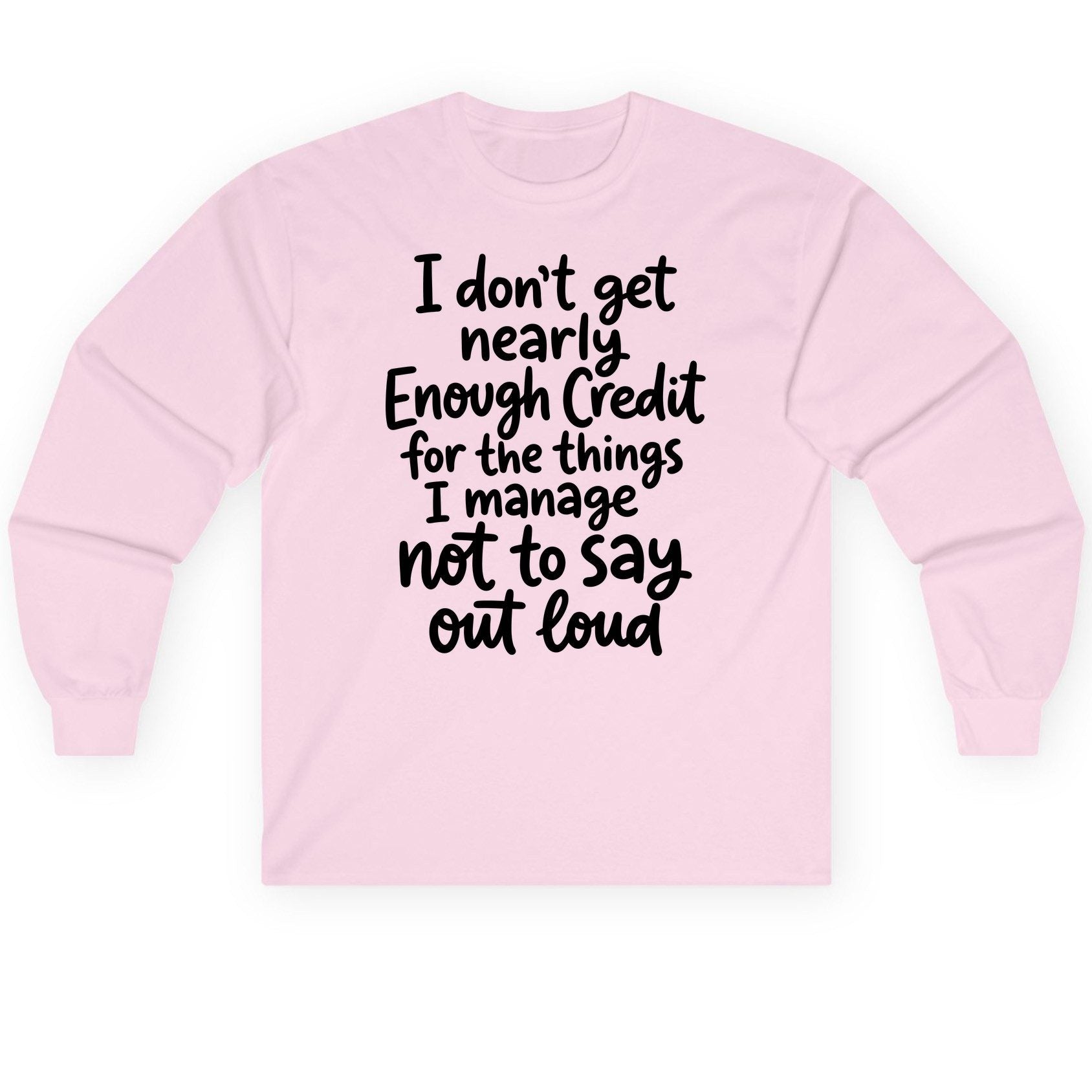 Abstract Scattered Seeds Pattern abstract pattern Long Sleeve Tee Light Pink product mockup
