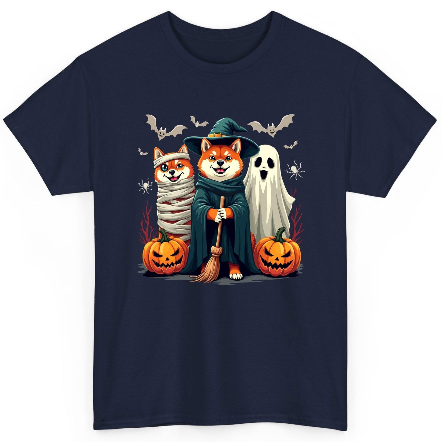 Shiba Inu Halloween Costumes shiba inu T-Shirt Navy product mockup