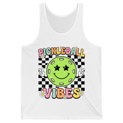 Pickleball Vibes pickleball Tank Top White product mockup