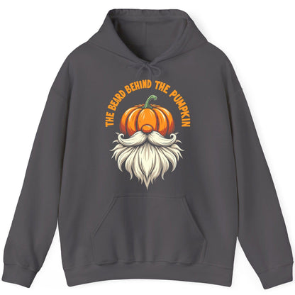 The Beard Behind the Pumpkin Halloween gnome Hoodie Charcoal product mockup