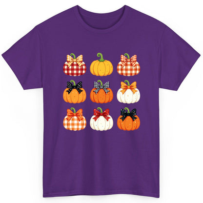 Decorative Fall Pumpkins fall pumpkins T-Shirt Purple product mockup