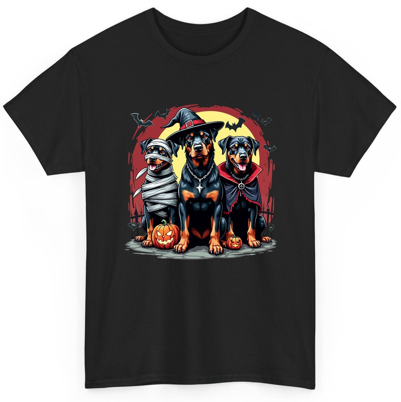 Rottweiler Halloween Costumes rottweiler T-Shirt Black product mockup
