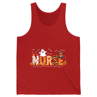 Nurse Halloween Tank Top Red product mockup