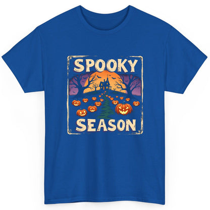 Spooky Season Halloween T-Shirt Royal product mockup
