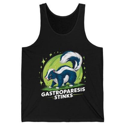Gastroparesis Stinks gastroparesis awareness Tank Top Black product mockup