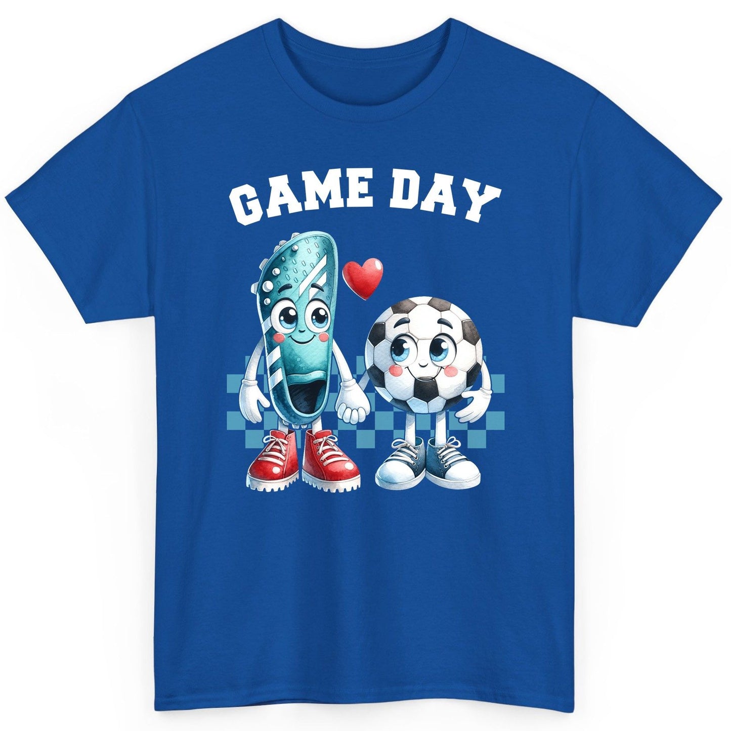 Game Day soccer T-Shirt Royal product mockup