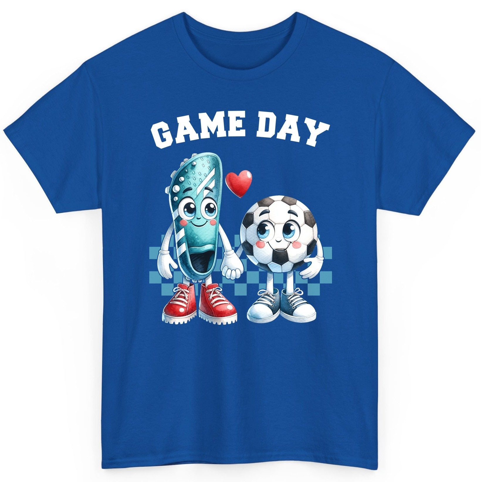 Game Day soccer T-Shirt Royal product mockup