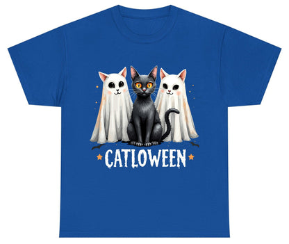 Catloween Halloween cats Youth T-Shirt Royal product mockup