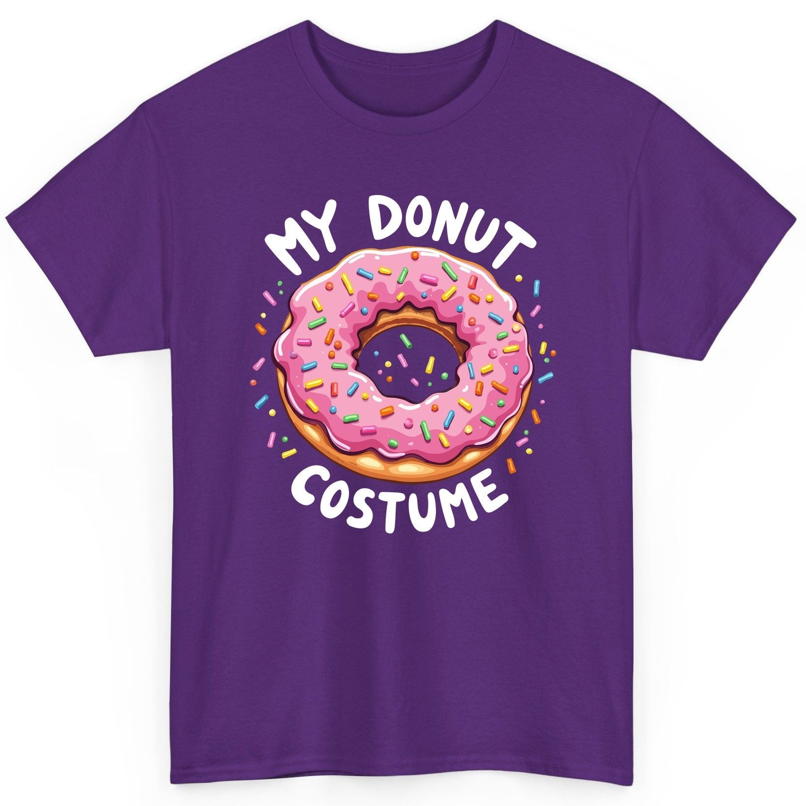 My Donut Costume donut T-Shirt Purple product mockup