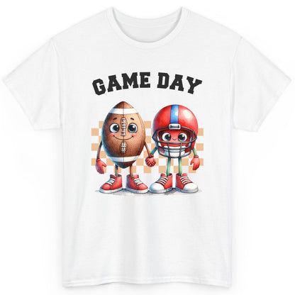 Game Day american football T-Shirt White product mockup