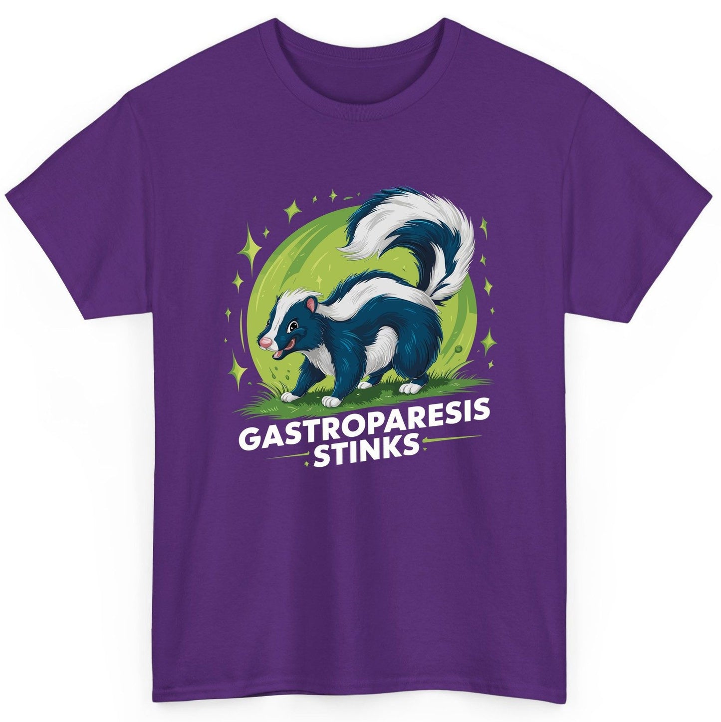 Gastroparesis Stinks gastroparesis awareness T-Shirt Purple product mockup