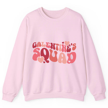 Galentine's Squad galentine's day Sweatshirt Light Pink product mockup