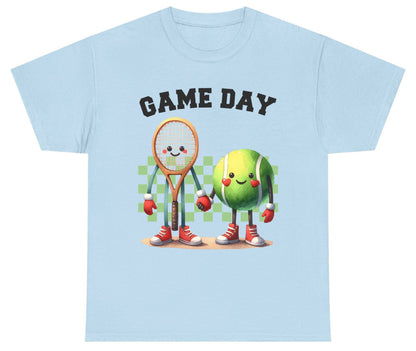 Game Day tennis Youth T-Shirt Light Blue product mockup