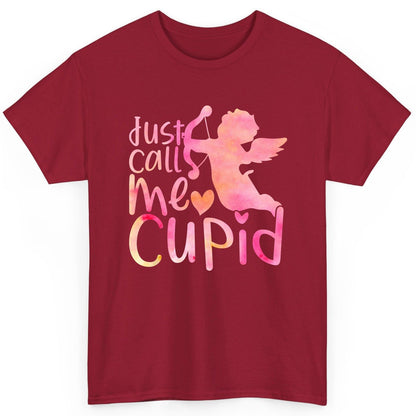 Just Call Me Cupid cupid T-Shirt Cardinal Red product mockup