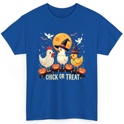 Chick or Treat Halloween chickens T-Shirt Royal product mockup