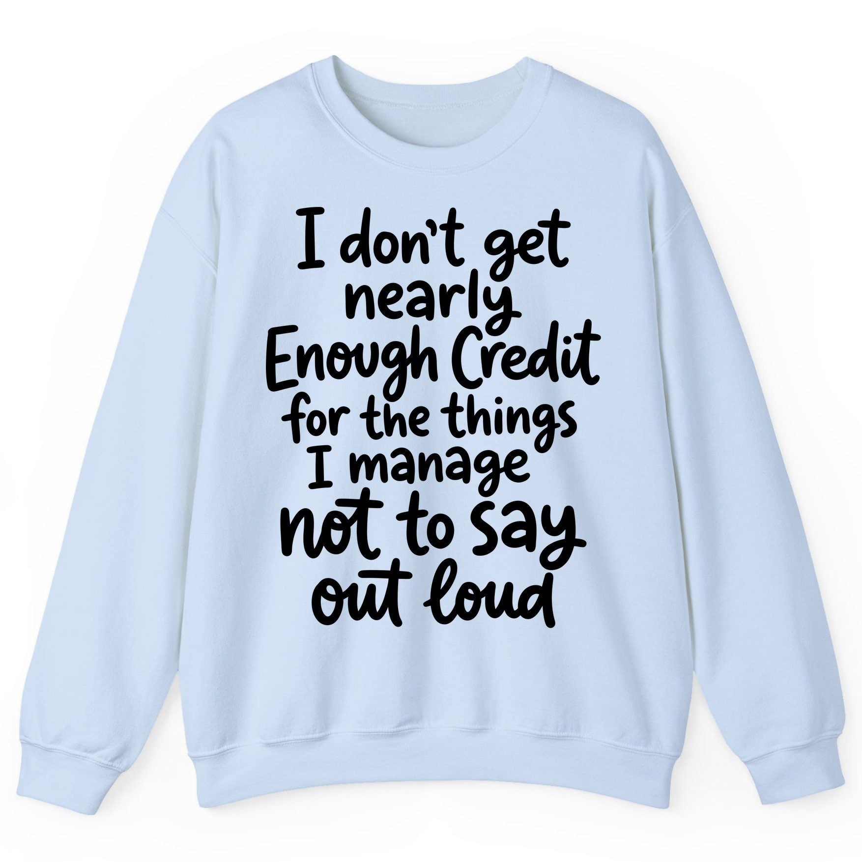 Abstract Scattered Seeds Pattern abstract pattern Sweatshirt Light Blue product mockup