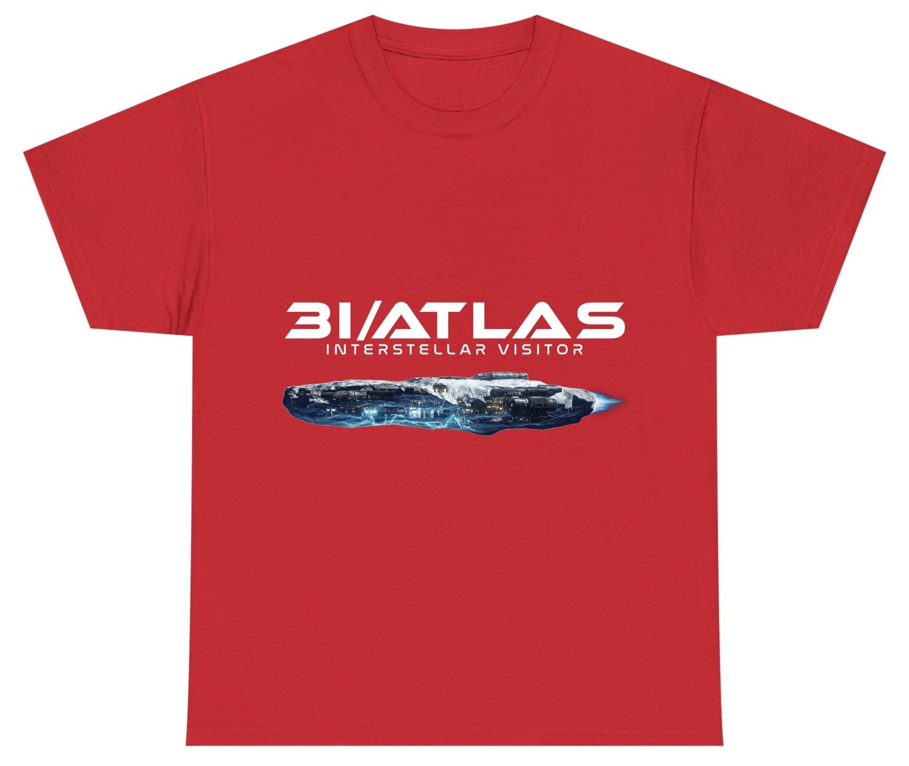31 Atlas Interstellar Visitor sci-fi spaceship Youth T-Shirt Red product mockup