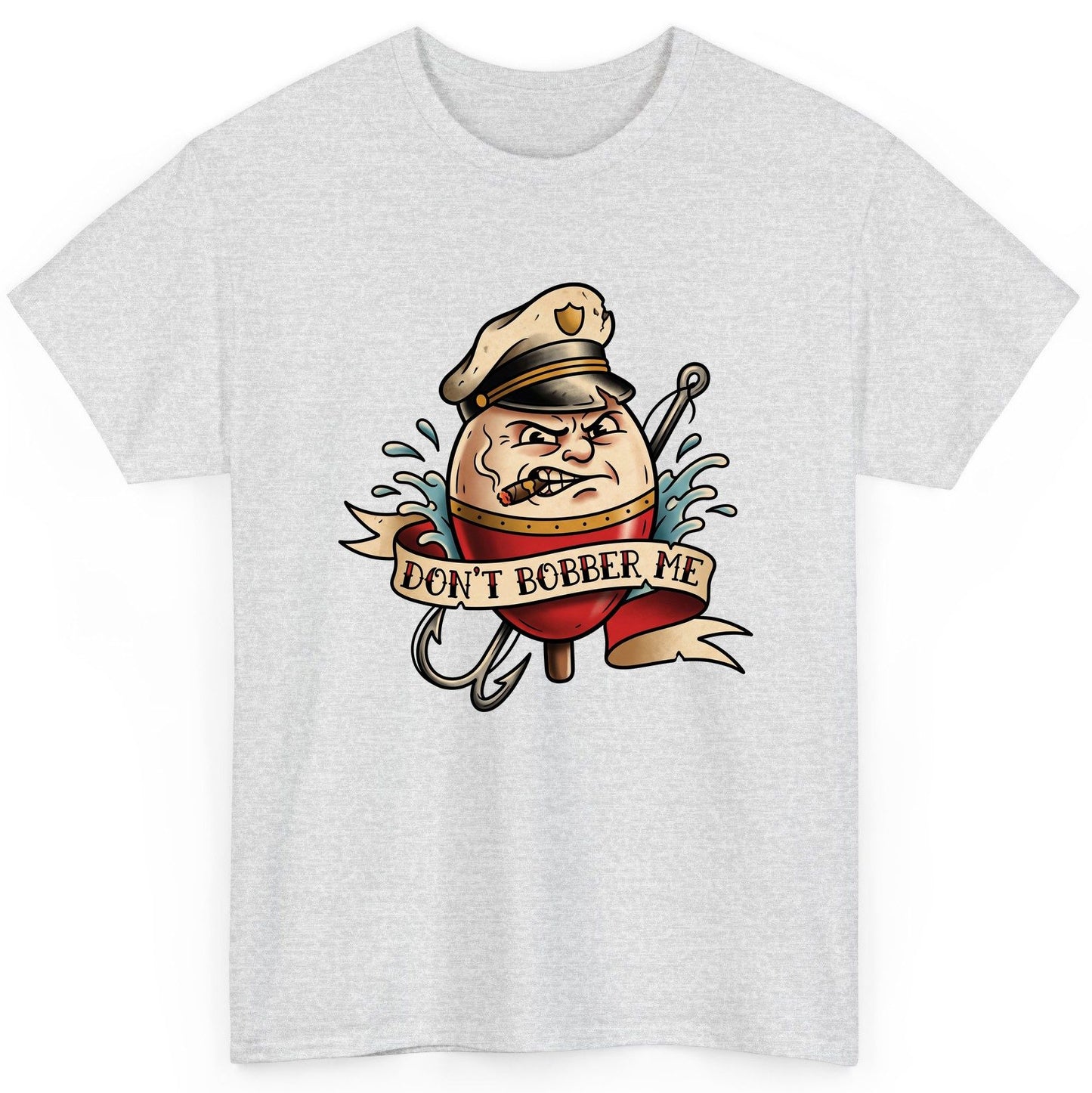 Don't Bobber Me fishing T-Shirt Ash product mockup