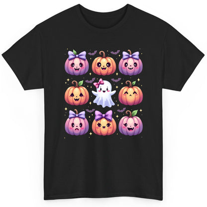 Kawaii Halloween Pumpkins kawaii Halloween T-Shirt Black product mockup