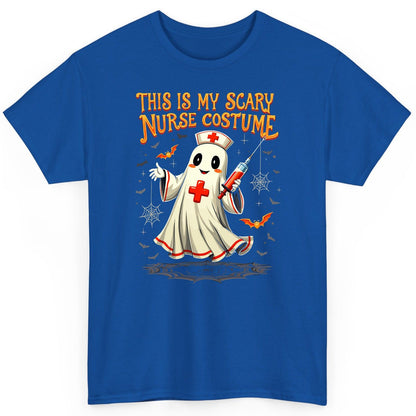 This Is My Scary Nurse Costume Halloween ghost nurse T-Shirt Royal product mockup