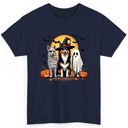 Halloween Dogs in Costumes Halloween dogs T-Shirt Navy product mockup
