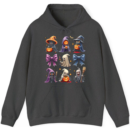 Spooky Cute Halloween Characters Halloween characters Hoodie Dark Heather product mockup
