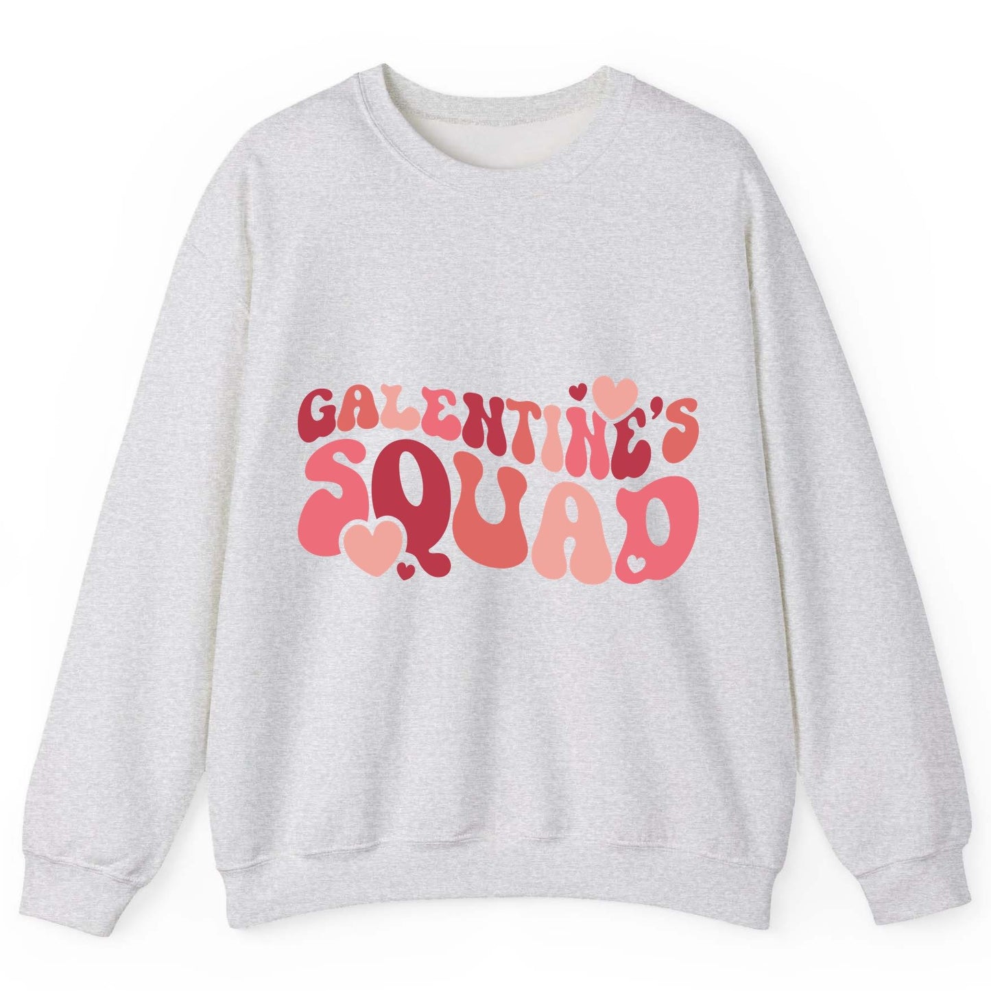 Galentine's Squad galentine's day Sweatshirt Ash product mockup