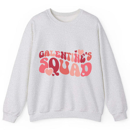 Galentine's Squad galentine's day Sweatshirt Ash product mockup