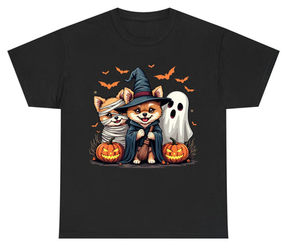 Cute Halloween Corgi Dogs Halloween corgis Youth T-Shirt Black product mockup