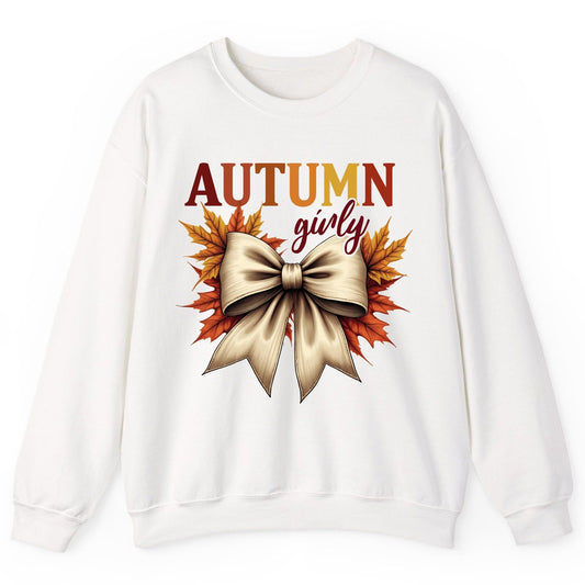 Autumn Girly autumn Sweatshirt White product mockup