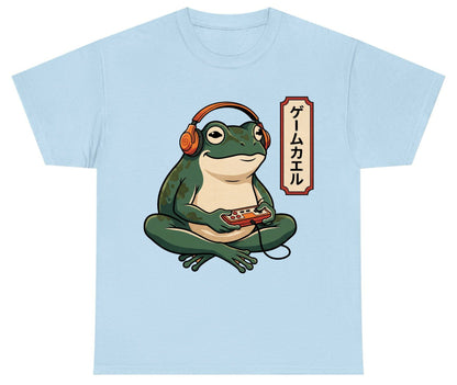 ゲームカエル gamer frog Youth T-Shirt Light Blue product mockup