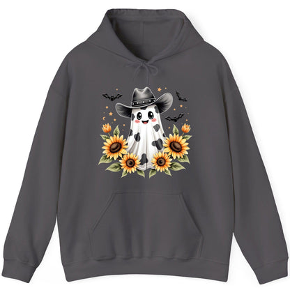 Cowboy Ghost Sunflowers cowboy ghost Hoodie Charcoal product mockup