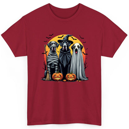 Halloween Dogs in Costumes Halloween dogs T-Shirt Cardinal Red product mockup