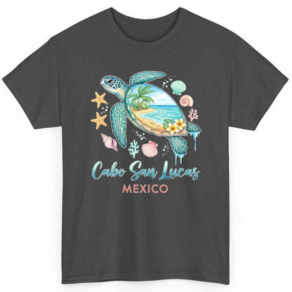 Cabo San Lucas Mexico sea turtle T-Shirt Dark Heather product mockup
